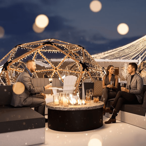 Enchant's Snow Globe Private Suites for Holiday Reunions