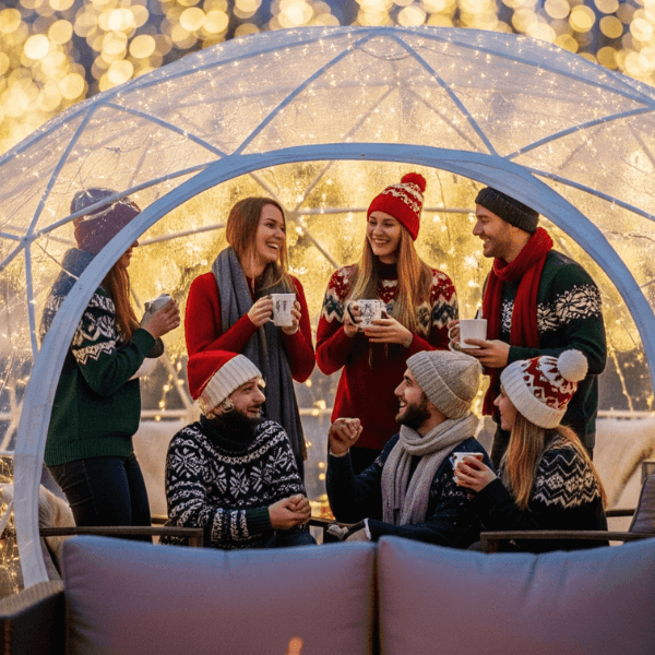 Enchant's Snow Globe Private Suites for Holiday Reunions