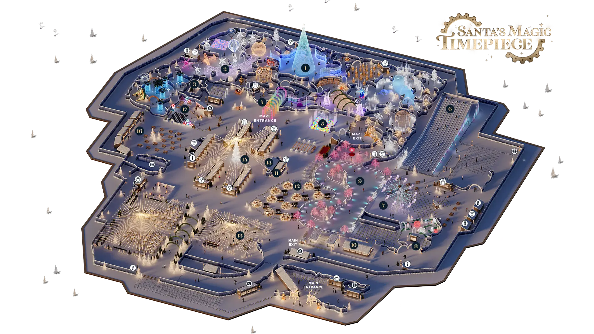 Enchant Los Angeles - Map - Best Holiday Events